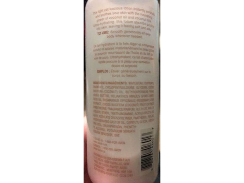 Avon Skin So Soft Supreme Nourishment Milk Lotion, Enriching Coconut Oil, 11.8 fl oz/350 mL