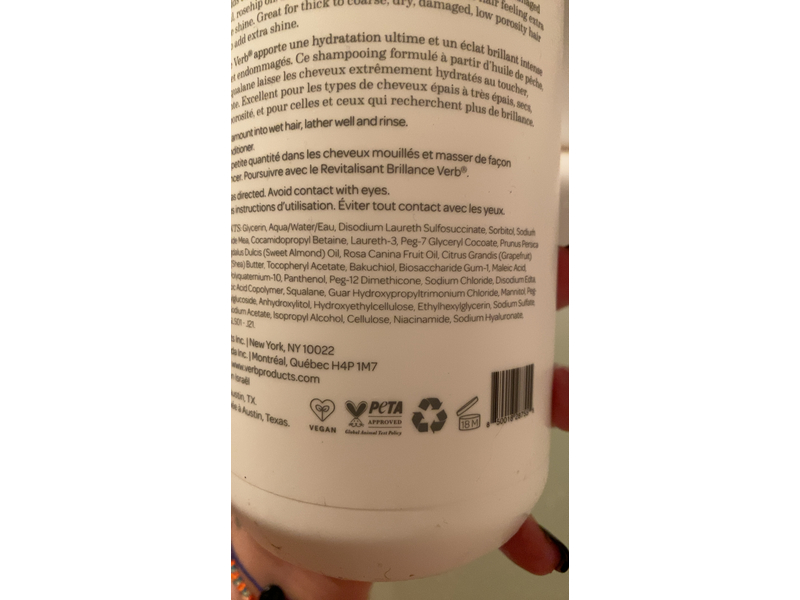 Verb Glossy Shampoo, 32 fl oz/946 mL