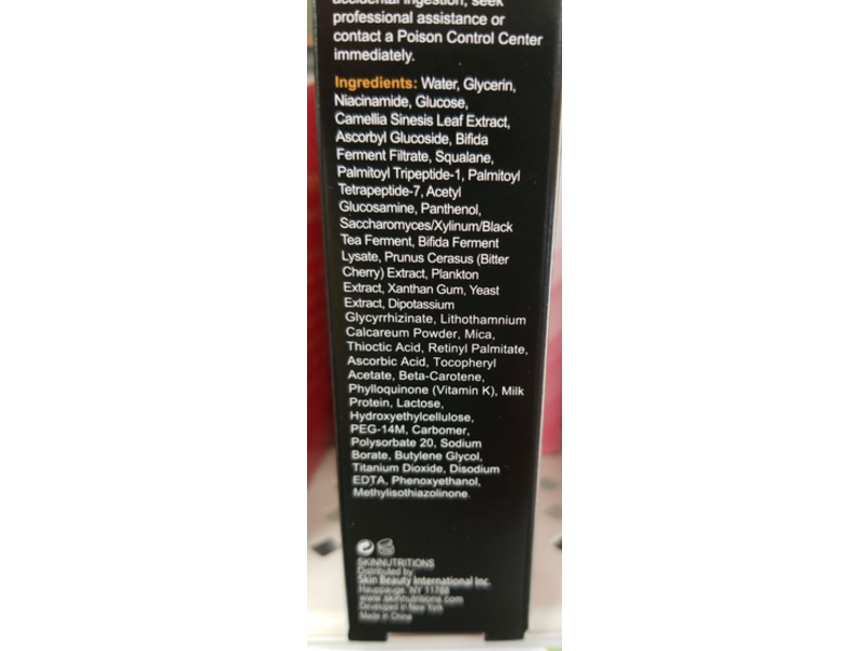 Skin Nutrition Botanicals Age Defy Dark Circle & Puffiness Serum, Peptides, Vitamins & Green Tea Extract, 0.25 fl oz