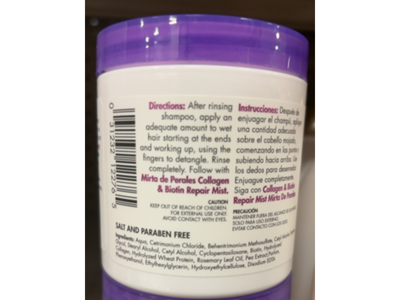 Mirta De Perales Hair Conditioner, Collagen & Biotin, 6 oz/170 mL