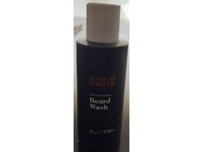 Scotch Porter Moisturizing Beard Wash, Clean & Hydrates, 4 oz/118 mL