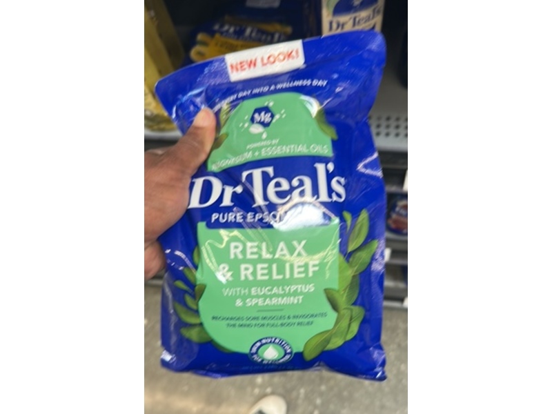 Dr Teal's Relax & Relief Pure Epsom Salt, Eucalyptus & Spearmint