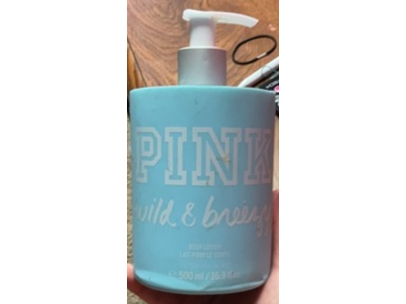 Victorias Secret Pink Body Lotion, Wild And Breezy, 16.9 fl oz/500 mL