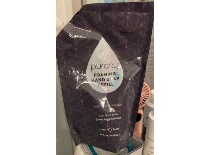 Puracy Foaming Hand Soap Refill, Lavender & Vanilla, 48 fl oz/1418 mL
