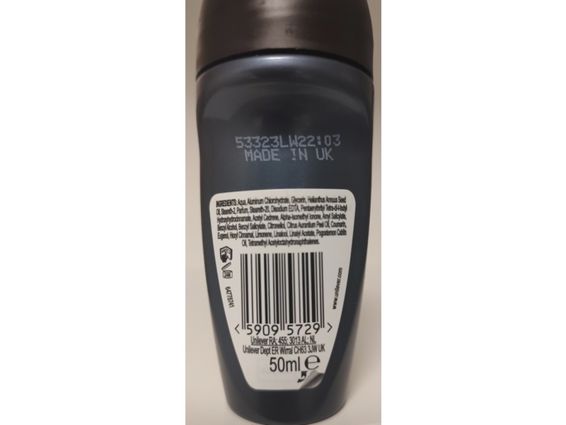 Sure Men Anti-Perspirant Roll On, Sensitive, 50 mL