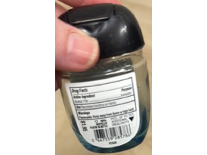 Bath & Body Works Anti-Bacterial Hand Gel, Ocean, 1 fl oz/ 29 mL