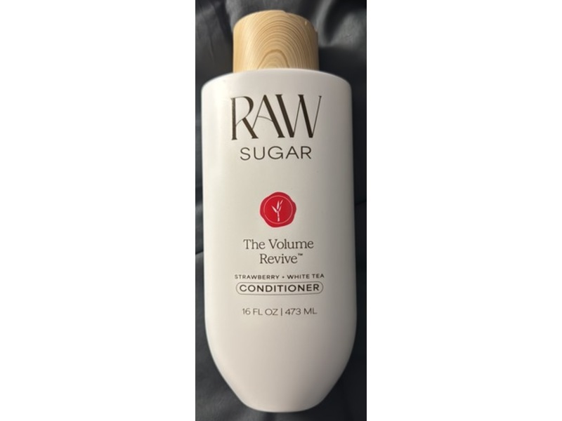 Raw Sugar The Volume Revive Conditioner, Strawberry + White Tea,16 fl oz/473 mL