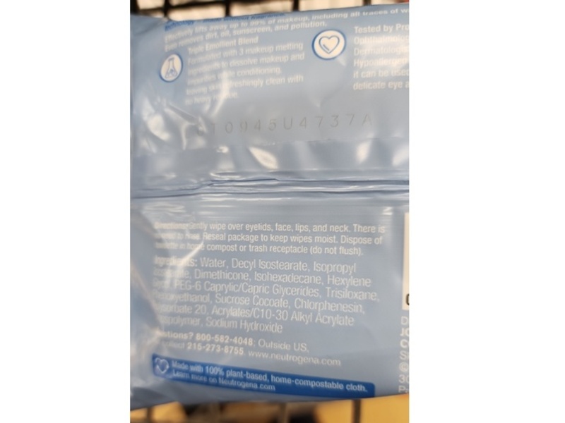 Neutrogena MakeUp Remover Ultra-Soft Cleansing Towelettes, Fragrance Free, 25 Count