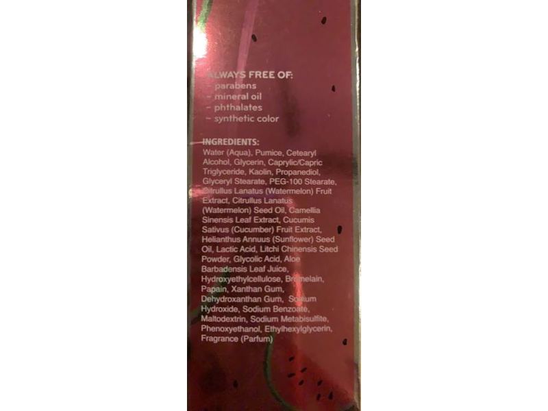 Purlisse Watermelon 2 Minute Polishing Peel, 2.5 fl oz/70 mL