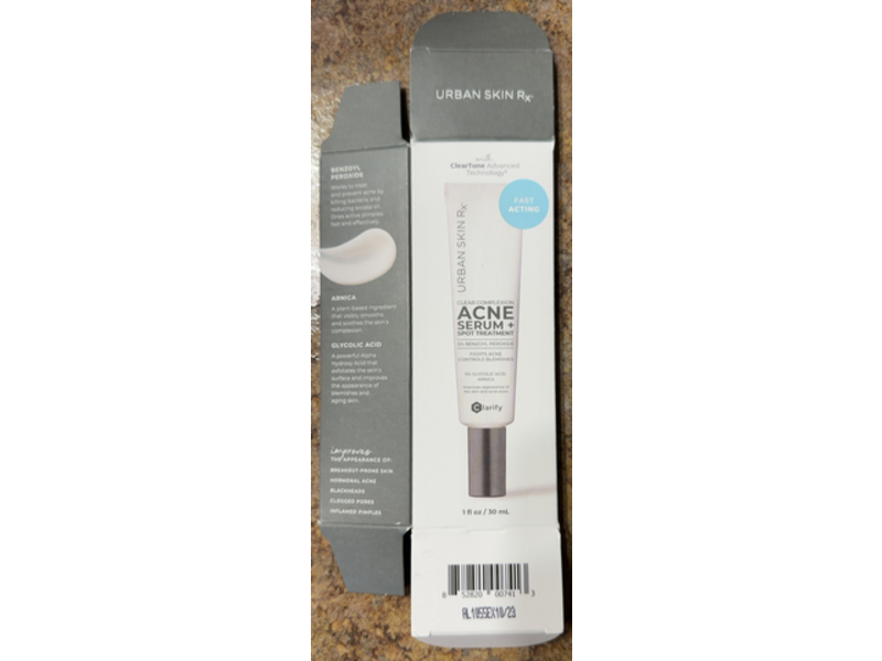 Urban Skin Rx Clear Complexion Acne Serum + Spot Treatment, 1 fl oz/30 mL