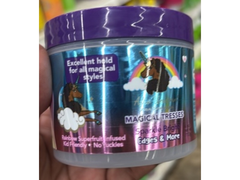 Magical Tresses Afro Unicorn Gel, Sparkle Bright Edges & More, 4 oz/113 g