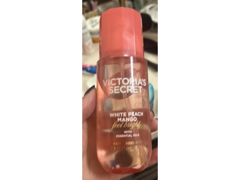 Victoria's Secret Hair & Body Mist, White Peach Mango, 8 fl oz/236 mL