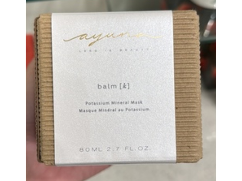 Ayuna Balm Potassium Mineral Mask, 2.7 fl oz/80 mL
