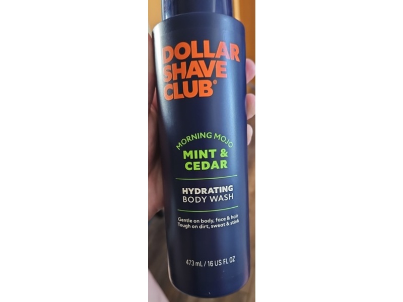 Dollar Shave Club Hydrating Body Wash, Morning Mojo Mint & Cedar, 16 fl oz/473 mL