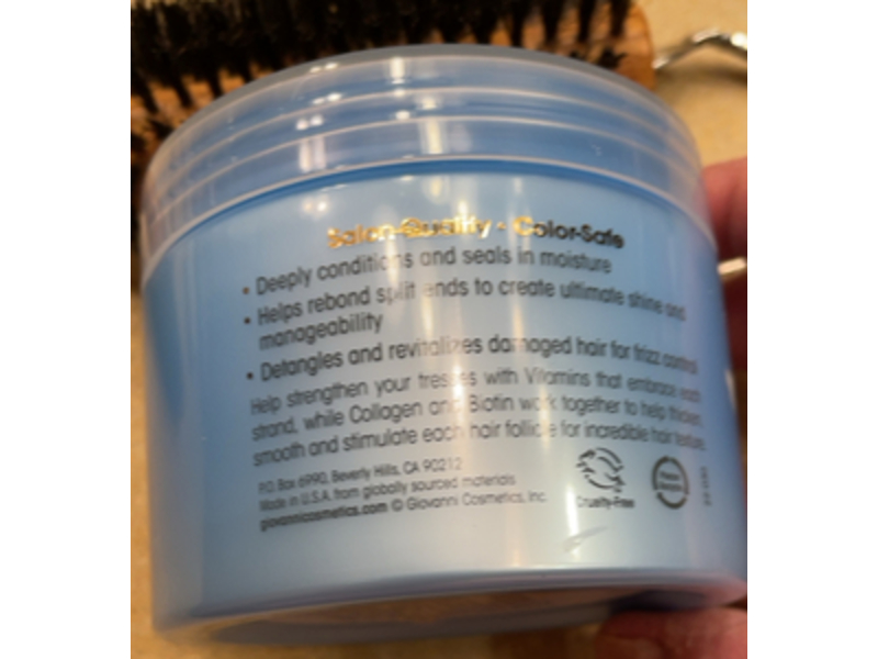 Giovanni Biotin & Collagen Restoring Hair Mask, 10 fl oz/295 mL