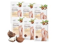 Epielle Hydrating Socks, Shea Butter, Jojoba Oil & Vitamin E, Pack Of 6 - thumbnail 1
