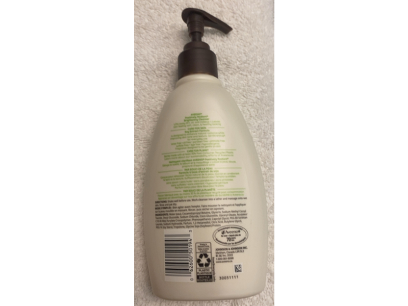 Aveeno Positively Radiant Brightening Cleanser, 325 mL