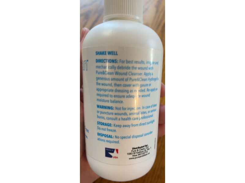 Pure & Clean Hydrogel, 8 fl oz/237 mL