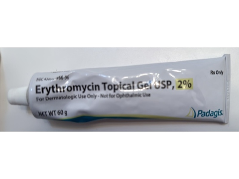 Erythromycin Topical Gel USP, 2%, 60 g, Padagis (Rx)