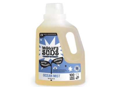 Molly's Suds Liquid Laundry Detergent, Ocean Mist, 100 Loads, 62 fl oz