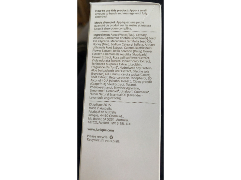 Jurlique Hand Cream, Lavender, 4.3 oz/125 mL