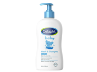 Cetaphil Baby Sensitive Skin Wash & Shampoo, Natural Calendula, Aloe Vera, 13.5 fl oz​/399 mL - Image 2