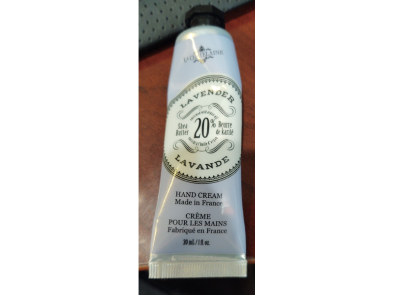La Chatelaine Shea Butter Hand Cream, Lavender, 1 fl oz/30 mL