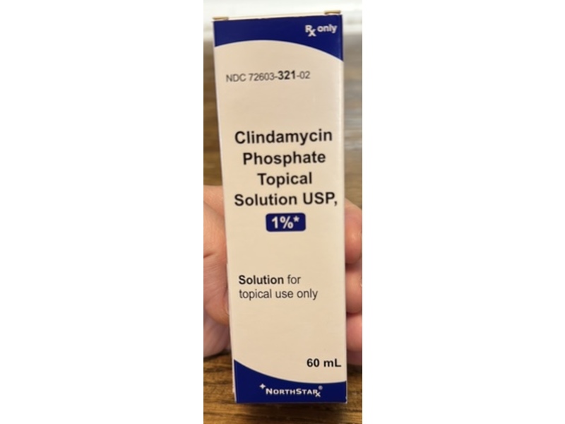 Clindamycin Phosphate Topical Solution 1%, 60 mL, NorthStar (Rx)