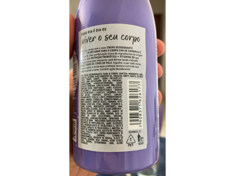 Natura Todidia Todanoite Night Body Cream, 400 mL