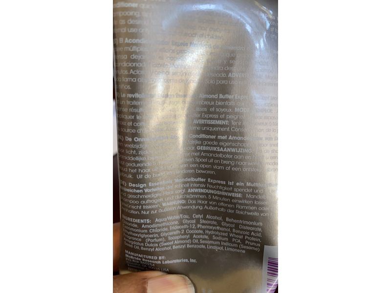 Design Essentials Almond Butter Conditioner, 6 oz/170 g