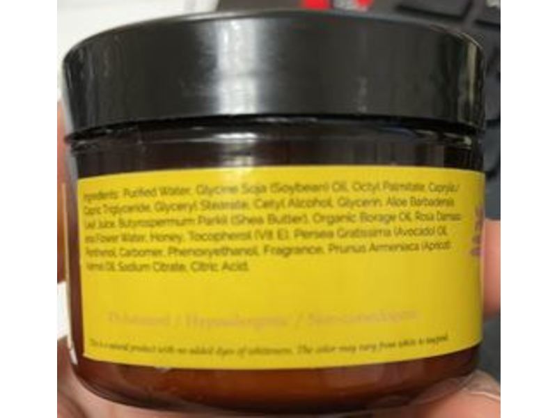 The Naked Bee Ultra-Rich Body Butter, Vanilla, Rose & Honey, 3oz/15 mL