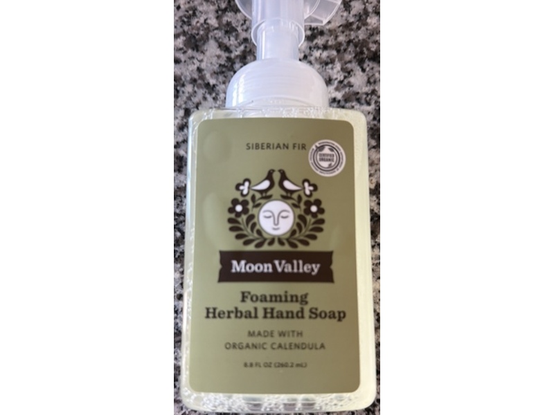 Moon Valley Foaming Herbal Hand Soap, Siberian Fir, 8.8 fl oz/260.2 mL, Pack of 2