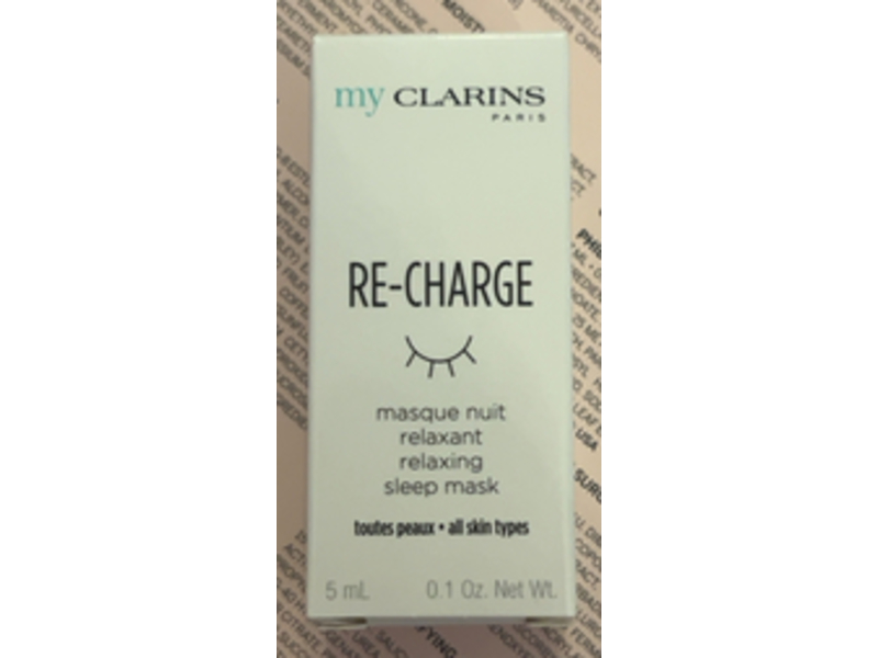 My Clarins Re - Charge Relaxing Sleep Mask, 0.1 oz/5 mL