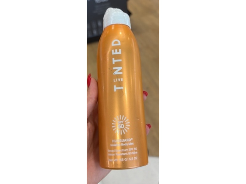 Live Tinted Hueguard Invisible Body Mist, SPF 50, 5.5 oz/155 g