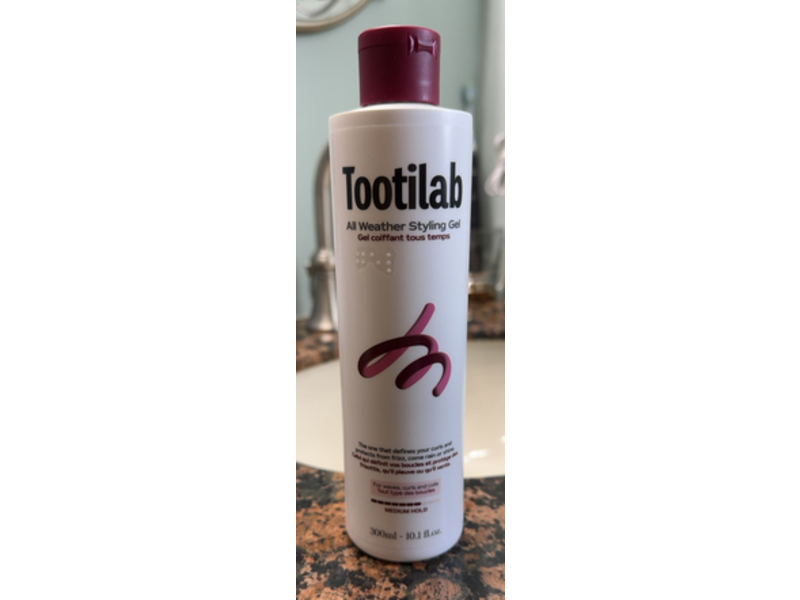 Tootilab All Weather Styling Gel, Medium Hold, 10.1 fl oz/300 mL