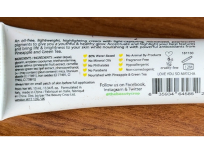 The Beauty Crop Lighting Crew Highlighting Cream, 10 mL