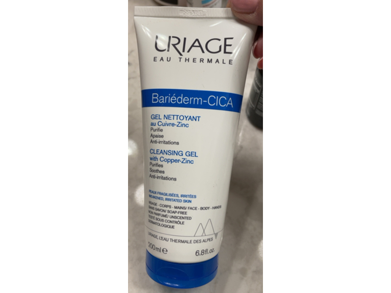 Uriage Eau Thermale Cleansing Gel, 6.8 fl oz/200 mL