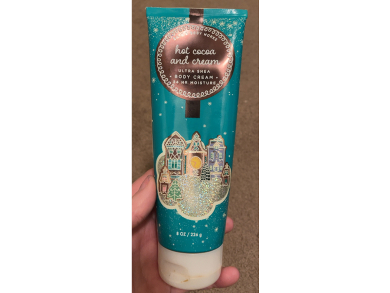 Bath and Body Works Body Cream, Hot Cocoa & Cream Ultra Shea, 8 oz/226 g