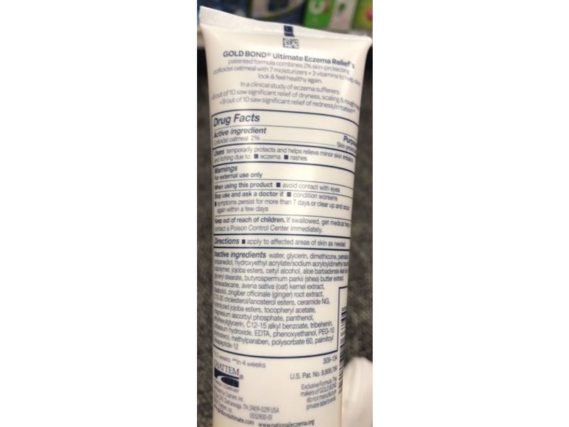 Gold Bond Ultimate Eczema Relief Cream, 3.5 oz/99 g