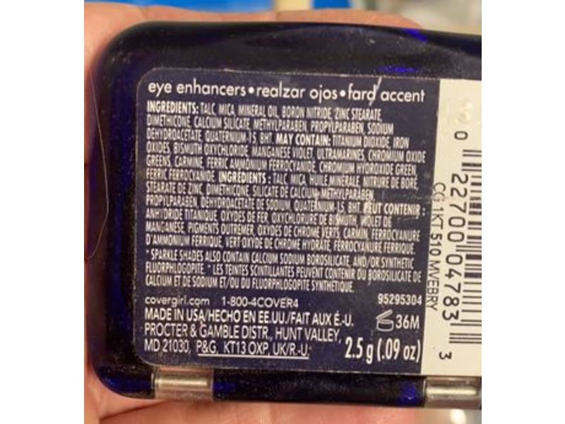 CoverGirl Eye Enhancers, Mauveberry 510, 0.09 oz/2.5 g