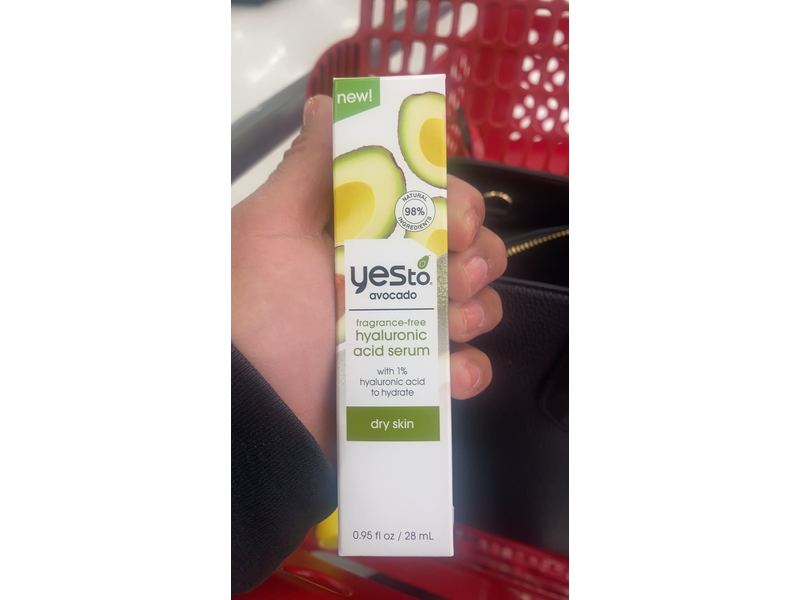 Yes To Hyaluronic Acid Serum, Fragrance-Free, Dry Skin, 0.95 fl oz/28 mL
