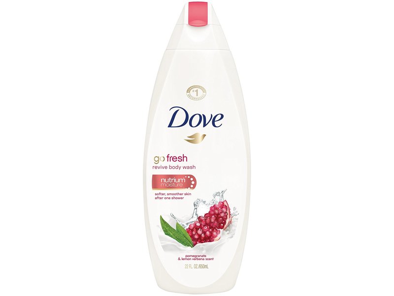 Dove go fresh Revive Body Wash, Pomegranate and Lemon Verbena, 22 fl oz/650 mL