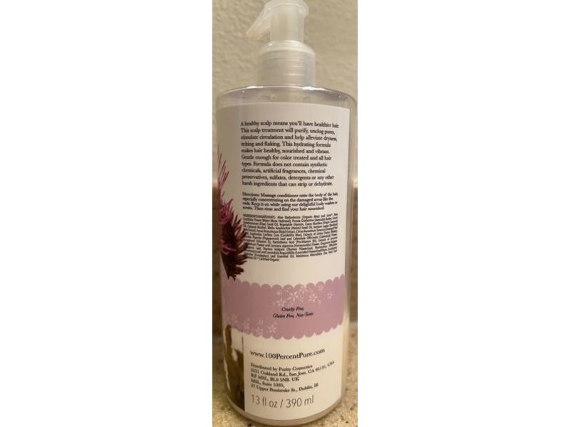 100% Pure Healthy Scalp Conditioner, Burdock & Neem, 13 fl oz/390 mL