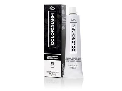 Color Charm Permanent Cream Hair Color, 1N Black, 2 fl oz/57 g