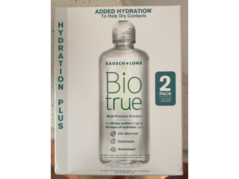 Bausch + Lomb Biotrue Hydration Plus Multi-Purpose Solution, 10 fl oz/296 mL