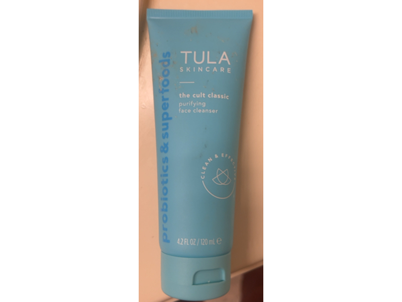 Tula Skincare The Cult Classic Purifying Face Cleanser, 4.2 fl oz/120 mL
