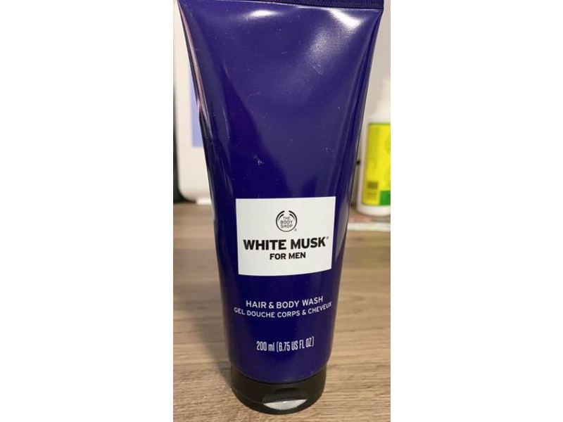 The Body Shop White Musk For Men, Hair & Body Wash, 6.75 fl oz/200 ml