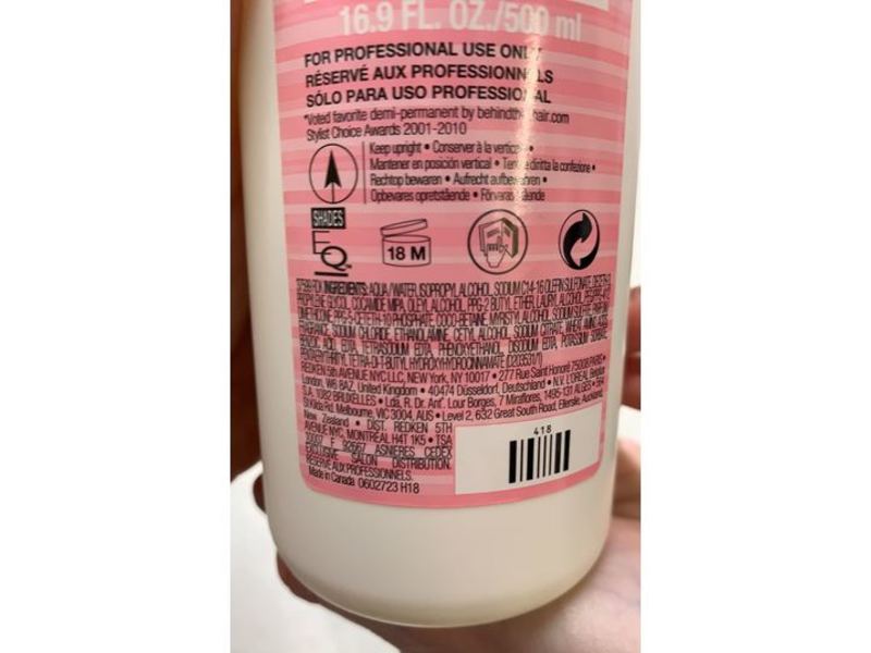 Redken Shades Eq Gloss, Crystal Clear 000, 16.9 fl oz/500 mL