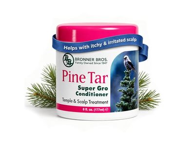 Bronner Bros Pine Tar Super Gro Conditioner, 6 fl oz/177 mL