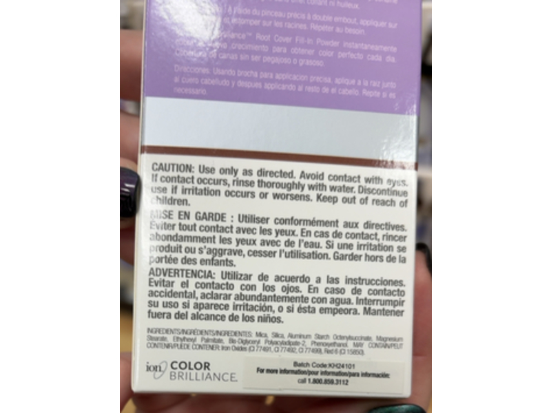 Ion Color Brilliance Root Cover, Medium Brown/Dark Brown, 0.32 oz/9 g